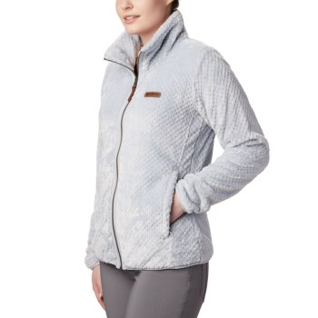 Columbia Fire Side II Sherpa Full Zip Fleece, Chamarras Grises Para Mujer | 952431-OAR